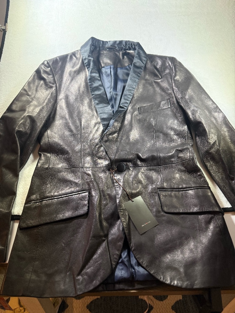 BRUNO MAGLI LEATHER COAT/BLAZER SIZE 40
